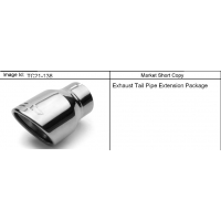 (TC21-138) 2010-2013 CK107,109(06-36) EXTENSION PKG/EXHAUST TAIL PIPE (OEM ONLY)(BOWTIE LOGO)(LC9,LMG,L20)