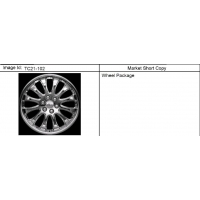 (TC21-102) 2008-2013 CK1 WHEEL PKG (CK910)(X88)