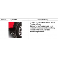 (AC21-656) 2007-2013 CK1,2,3 GUARD PKG/SPLASH (FLAT WITH CONTOUR) (BOWTIE LOGO)