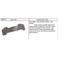 (AC21-693) 2007-2013 CK1,2,3 MAT PKG/REAR FLOOR CARPET(MOLDED EDGE)