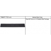 (TC21-015) 2007-2013 CK1,2(06) MAT PKG/REAR #2 PREMIUM (ALL WEATHER)(1 PIECE)