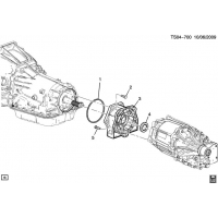 (TS04-700) 2004-2012 T TRANSFER CASE ADAPTER (M30)