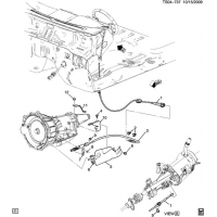 (TS04-737) 2010-2012 ST SHIFT CONTROL MOUNTING/   (LH9/5.3P)(M30)