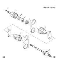 (TS06-704) 2004-2012 T  /FRONT WHEEL