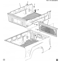 (TS17-718) 2008-2012 ST BEDLINER/PICKUP BOX (BZY)