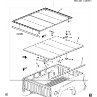 (TS21-064) 2010-2012 ST1 COVER PKG/TONNEAU (FOLDING)-SERVICE PARTS