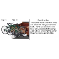 (AC21-481) 2004-2012 ST1 CARRIER PKG/BICYCLE (HITCH MOUNT)