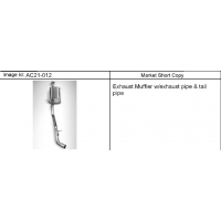 (AC21-012) 2010-2012 ST1 PERFORMANCE PKG/MUFFLER (W/EXHAUST PIPE & TAIL PIPE)
