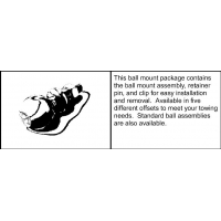 (AC21-478) 2004-2012 ST1 HITCH PKG/BALL MOUNT