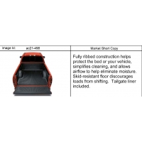 (AC21-498) 2004-2012 ST1 LINER PKG/PICKUP BOX BED BELOW RAIL (NON-SKID)(GM LOGO)