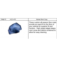 (AC21-472) 2004-2012 ST1 MAT PKG/FRONT FLOOR (ALL WEATHER)(X88)