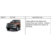 (AC21-485) 2004-2012 ST1 DEFLECTOR PKG/HOOD AIR (HIGH PROFILE)