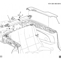 (1E14-029) 2011-2013 E67 /REAR