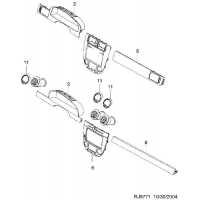 INSTRUMENT PANEL HANG ON & A/C COVER  (9771)