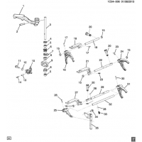 (1C04-006) 2013 CP,CQ,CR48 5-    SELECTOR SHAFT AND FORK(MFM)