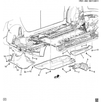 (1R01-002) 2011-2012 R  /UNDERBODY
