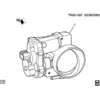 (TN03-007) - 2003-2007 N2 THROTTLE BODY (LQ4/6.0U)