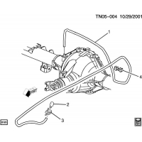 (TN05-004) - 2003-2009 N2 REAR AXLE VENT HOSE