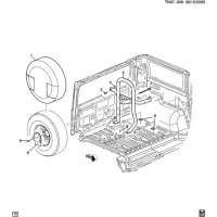 (TN07-008) - 2003-2004 N2(06) SPARE WHEEL CARRIER