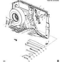 (TN08-004) - 2003      N2(06) JACK & TOOL STOWAGE