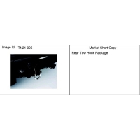 (TN21-005) - 2003-2009 N257 HOOK PKG/TOW (REAR)
