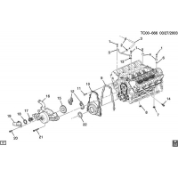 (TC00-666) - 2004      N2   -6.0L V8 PART 3 FRONT COVER & COOLING (LQ4/6.0U)