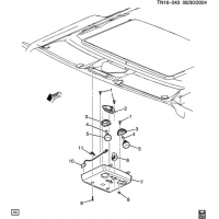 (TN16-043) - 2005-2007 N2(06) - (SHORT ROOF CONSOLE)(DK8)