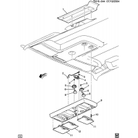 (TN16-044) - 2005-2007 N2(06) - (LONG ROOF CONSOLE)(DK6)