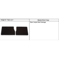 (TN21-017) - 2004-2009 N2 MAT PKG/REAR FLOOR CARPET (PRODUCTION)