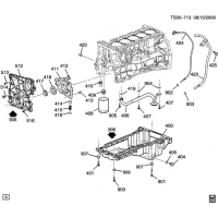 (TS00-713) - 2007-2010 N1   -3.7L L5 PART 4 , PAN & RELATED PARTS (LLR/3.7E)