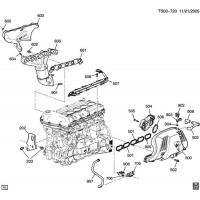 (TS00-720) - 2007      N1   -3.7L L5 PART 5 MANIFOLDS & RELATED PARTS (LLR/3.7E)