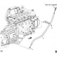 (TS04-705) - 2007-2010 N1 TRANSMISSION FILLER TUBE & INDICATOR (LLR/3.7E, M30)
