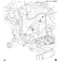 (TN06-101) - 2006      N1 VENT HOSE/FRONT AXLE