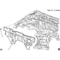(TS08-710) - 2006-2010 N1 INSULATORS/ COMPARTMENT