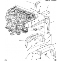 (TN08-101) - 2007-2010 N1 FENDER & WHEELHOUSE/FRONT END (EXC (B74))
