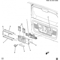 (TN08-102) - 2006-2008 N1 JACK & TOOL STOWAGE