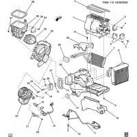 (TN09-110) - 2007-2010 N1 A/C & HEATER MODULE ASM (EXC (RHD))