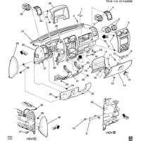 (TN16-114) - 2007-2010 N1 INSTRUMENT PANEL & RELATED PARTS PART 1 TRIM(EXC (RHD))