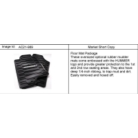 (AC21-989) - 2006-2010 N1 MAT PKG/FRONT & REAR PREMIUM (ALL WEATHER)