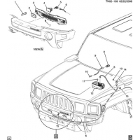 (TN02-109) - 2007-2008 N1   (GRILLE MOUNTED UNR)