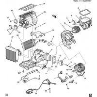 (TN09-111) - 2007-2008 N1 A/C & HEATER MODULE ASM (RHD)