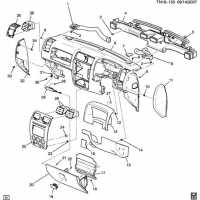 (TN16-153) - 2007-2008 N1 INSTRUMENT PANEL & RELATED PARTS PART 1 TRIM(RHD)