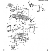 (TN09-029) - 2008-2009 N2 A/C & HEATER MODULE ASM