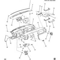 (TN16-072) - 2008-2009 N2 INSTRUMENT PANEL & RELATED PARTS PART 1 TRIM/UPPER