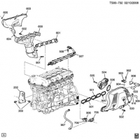 (TS00-732) - 2008-2010 N1   -3.7L L5 PART 5 MANIFOLDS & RELATED PARTS (LLR/3.7E)