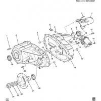 (TX04-315) - 2008-2009 N1      PART 1 CASE (BORG WARNER 4493/4494)(LH8/5.3L,NR4,NR6)