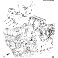 (TN08-113) - 2009-2010 N1(06) HOSES & PIPES/HEATER (LLR/3.7E, RHD)