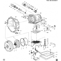 (TX04-438) 2010 N1    (MD8) PART 2 (4L70-E) CASE & RELATED PARTS/PARK LOCK LINKAGE