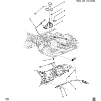 (TN04-138) 2010 N1 SHIFT CONTROL MOUNTING/   (LH9,M30)
