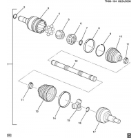 (TN06-104) 2006-2010 N1  /FRONT WHEEL